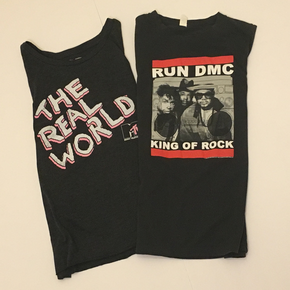 MTV Tops - Bundle of MTV and Run DMC tee